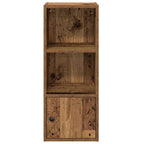 Libreria Legno Vecchio 31x24x77 cm in Legno Multistrato