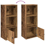 Libreria Legno Vecchio 31x24x77 cm in Legno Multistrato
