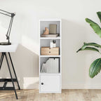 Libreria Bianca 31x24x102 cm in Legno Multistrato
