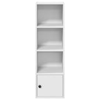 Libreria Bianca 31x24x102 cm in Legno Multistrato