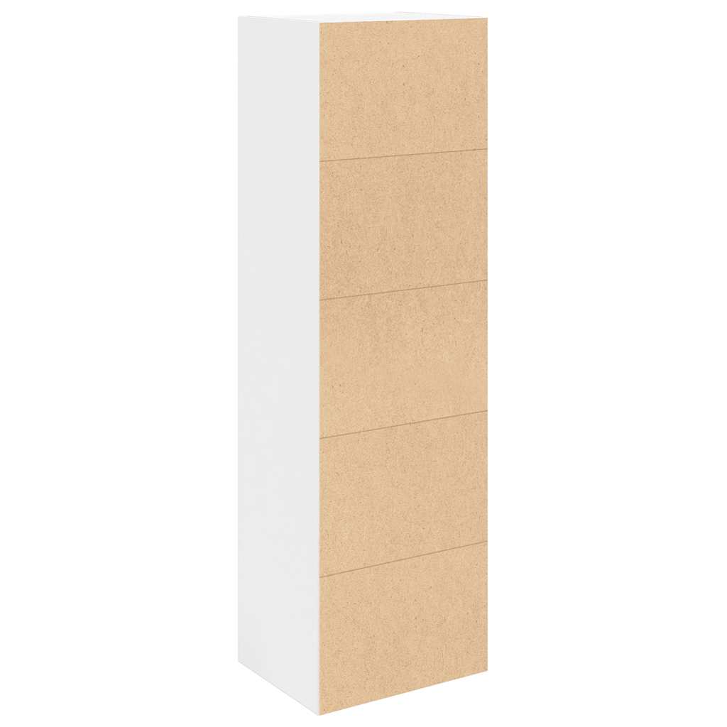 Libreria Bianca 31x24x102 cm in Legno Multistrato