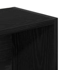 Libreria Rovere Nero 31x24x102 cm in Legno Multistrato