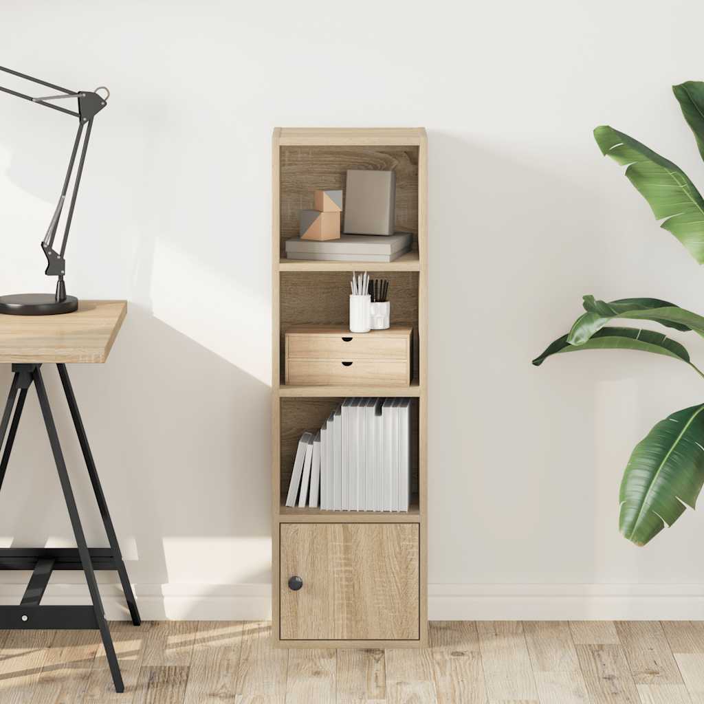 Libreria Rovere Sonoma 31x24x102 cm in Legno Multistrato
