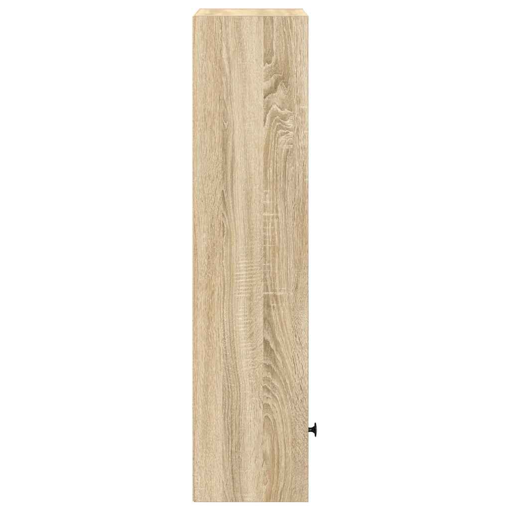 Libreria Rovere Sonoma 31x24x102 cm in Legno Multistrato