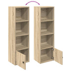 Libreria Rovere Sonoma 31x24x102 cm in Legno Multistrato