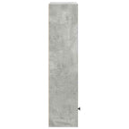 Libreria Grigio Cemento 31x24x102 cm in Legno Multistrato