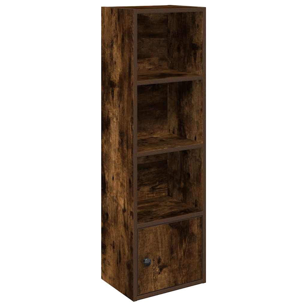 Libreria Rovere Fumo 31x24x102 cm in Legno Multistrato
