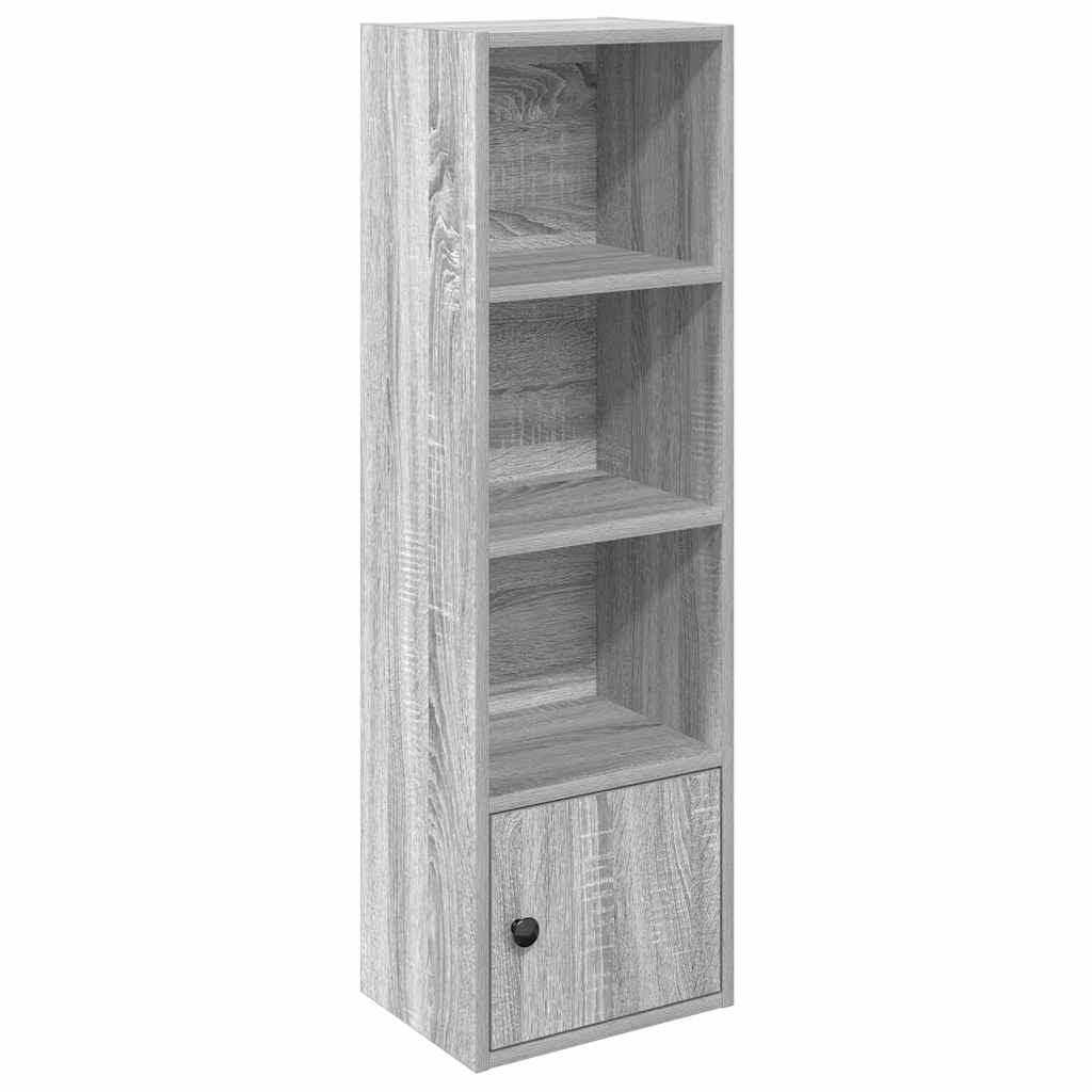 Libreria Grigio Sonoma 31x24x102 cm in Legno Multistrato