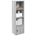 Libreria Grigio Sonoma 31x24x102 cm in Legno Multistrato