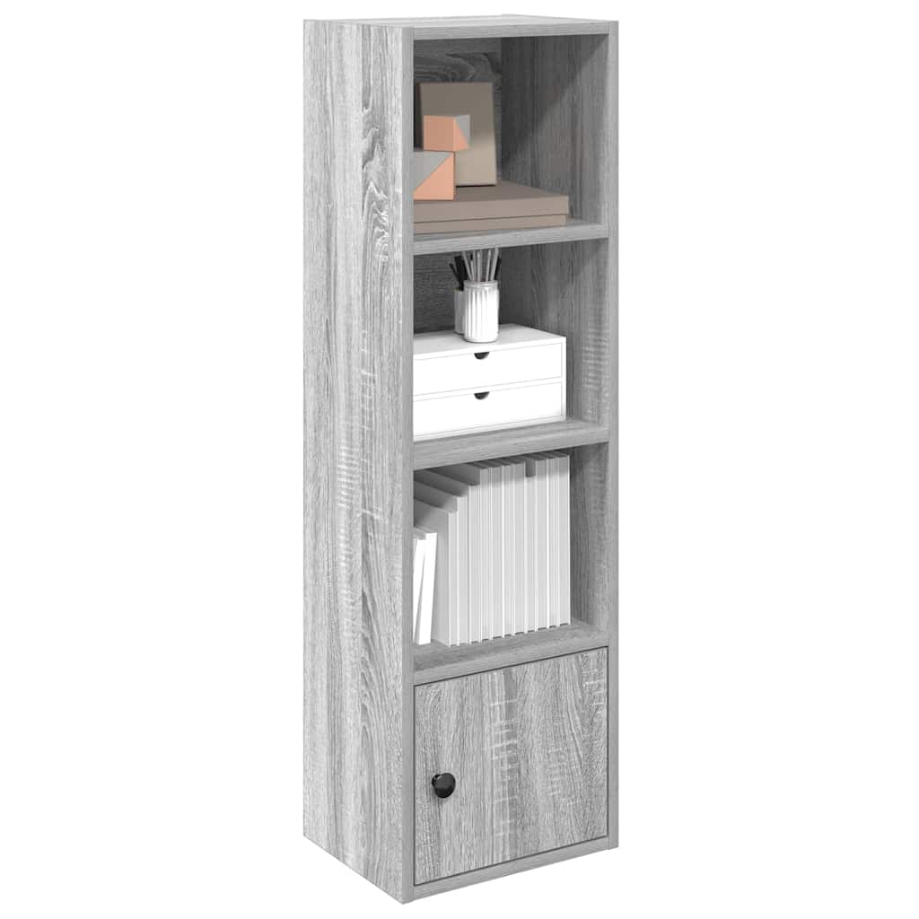 Libreria Grigio Sonoma 31x24x102 cm in Legno Multistrato