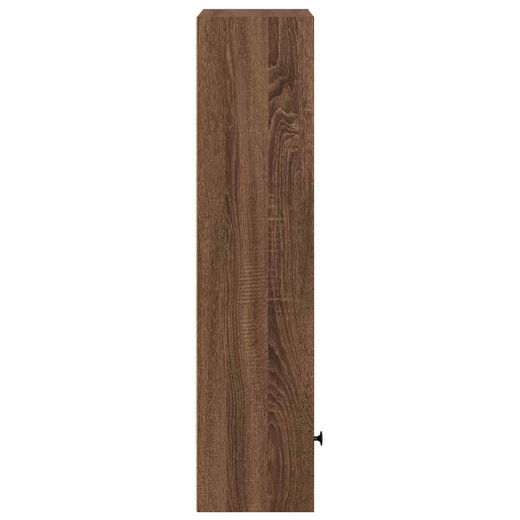 Libreria Rovere Marrone 31x24x102 cm in Legno Multistrato