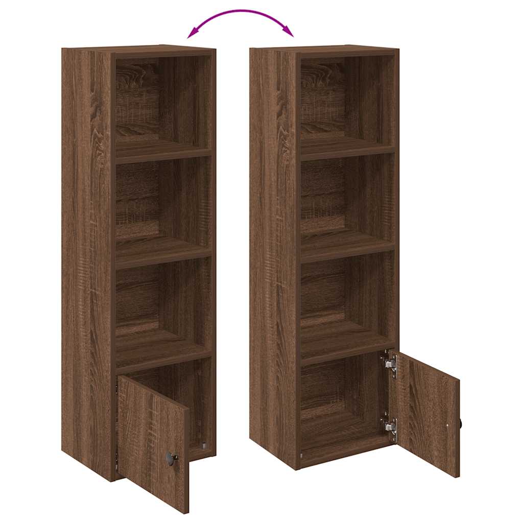 Libreria Rovere Marrone 31x24x102 cm in Legno Multistrato