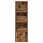 Libreria Legno Vecchio 31x24x102 cm in Legno Multistrato