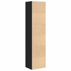 Libreria Rovere Nero 31x24x127 cm in Legno Multistrato