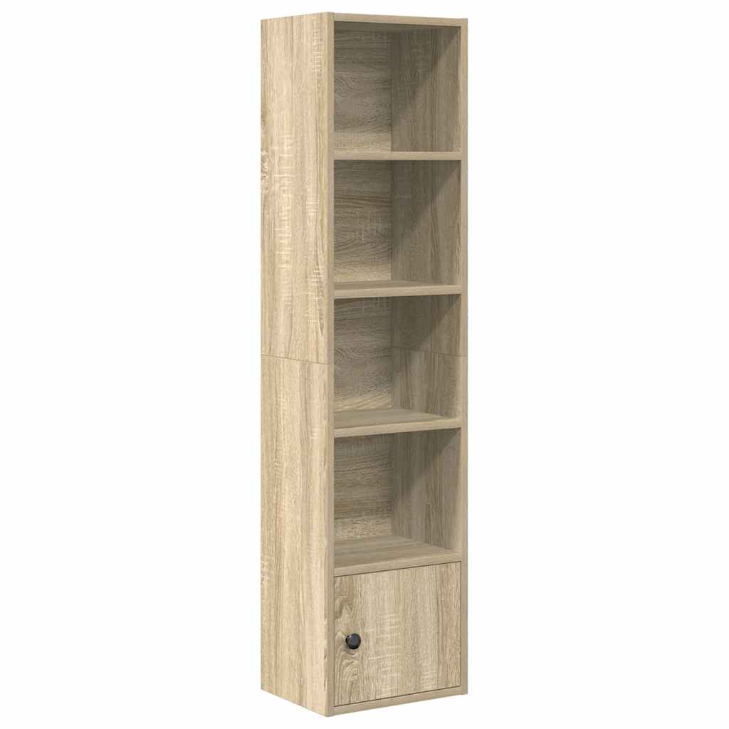 Libreria Rovere Sonoma 31x24x127 cm in Legno Multistrato