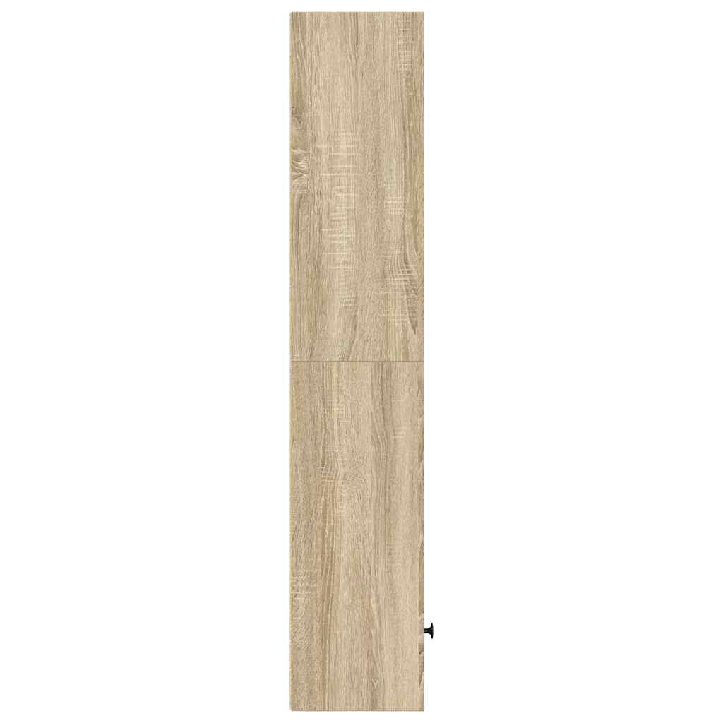 Libreria Rovere Sonoma 31x24x127 cm in Legno Multistrato