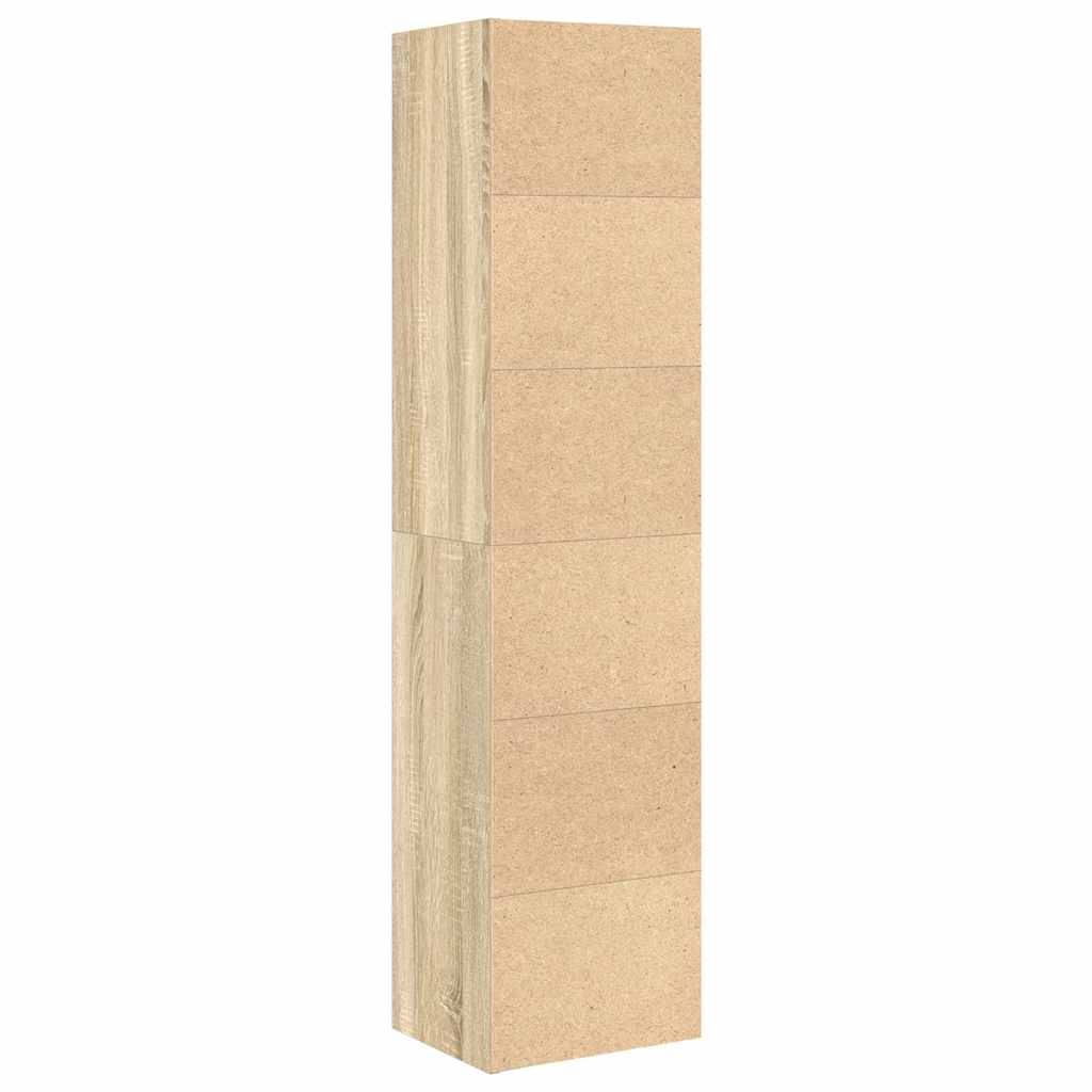 Libreria Rovere Sonoma 31x24x127 cm in Legno Multistrato