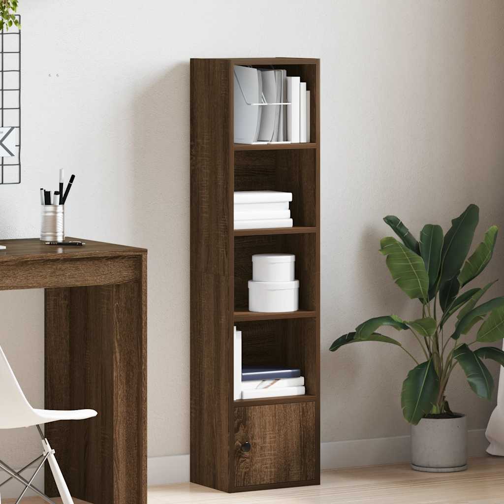 Libreria Rovere Sonoma 31x24x127 cm in Legno Multistrato