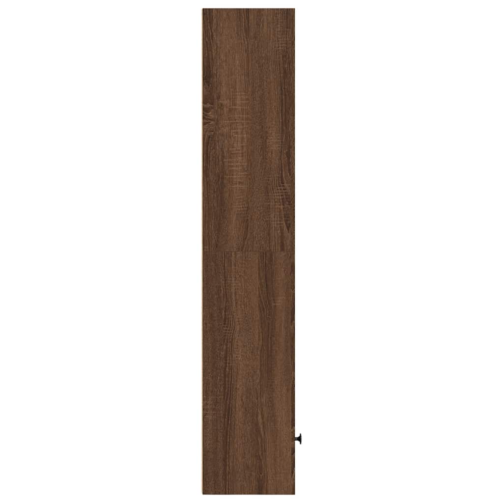 Libreria Rovere Sonoma 31x24x127 cm in Legno Multistrato