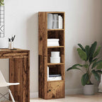 Libreria Legno Vecchio 31x24x127 cm in Legno Multistrato