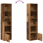 Libreria Legno Vecchio 31x24x127 cm in Legno Multistrato