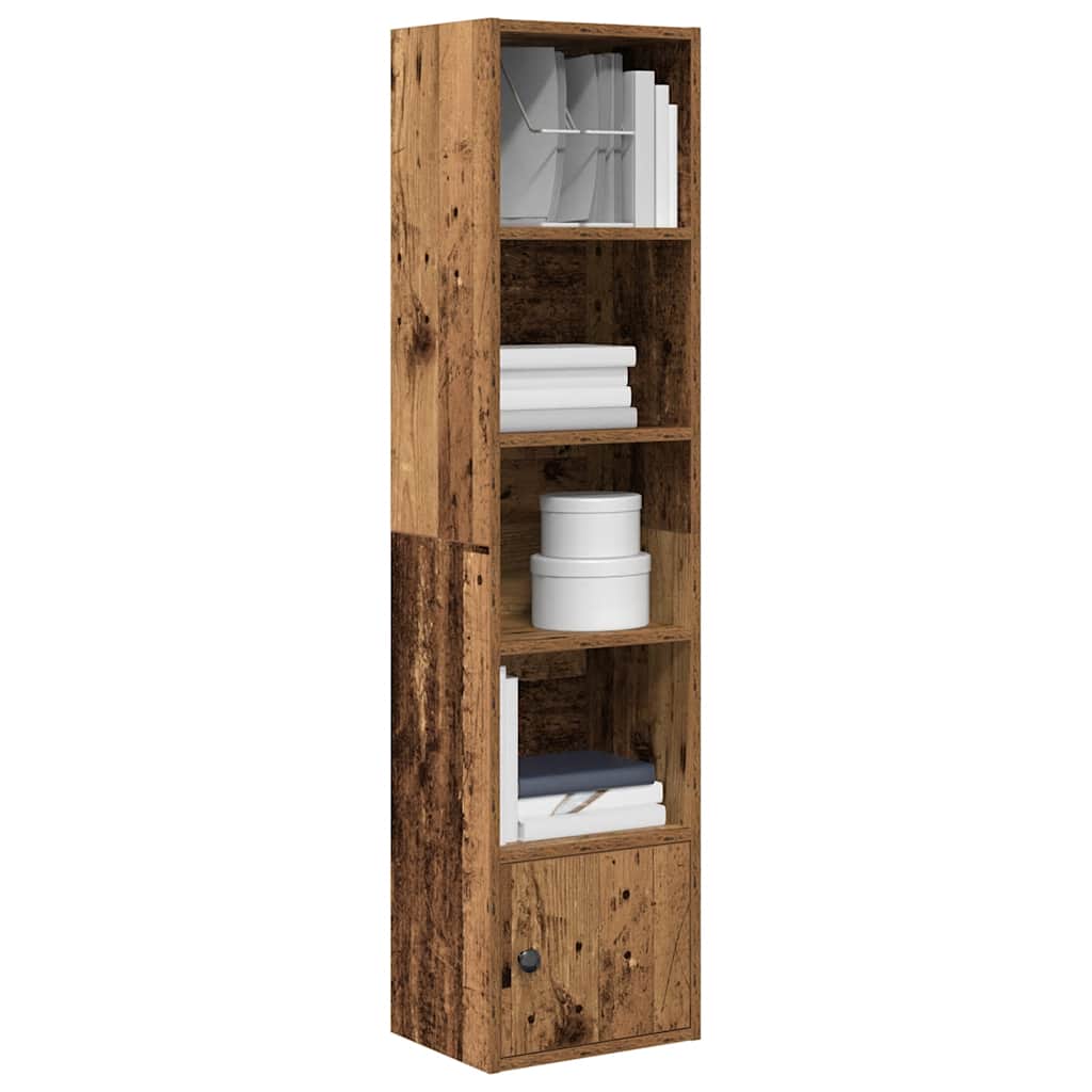 Libreria Legno Vecchio 31x24x127 cm in Legno Multistrato
