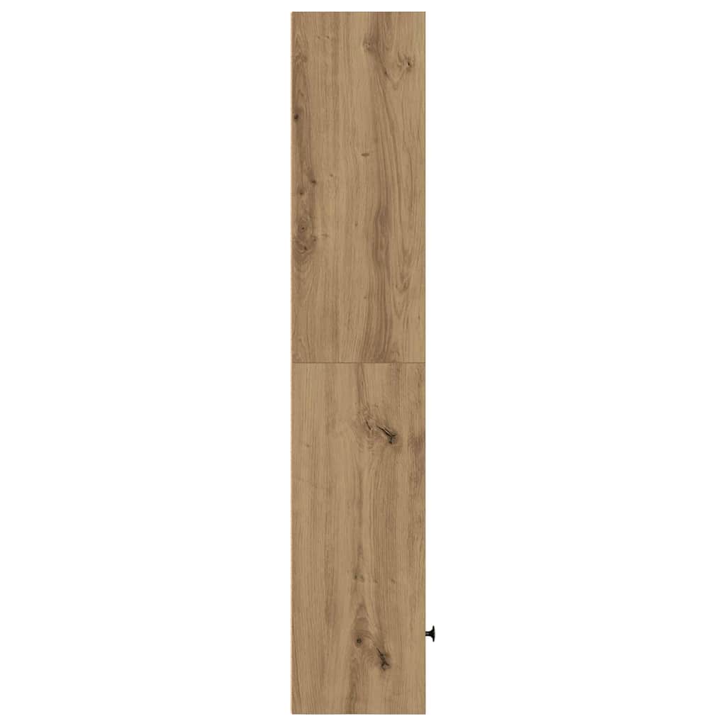 Libreria Rovere Artigianale 31x24x127 cm in Legno Multistrato
