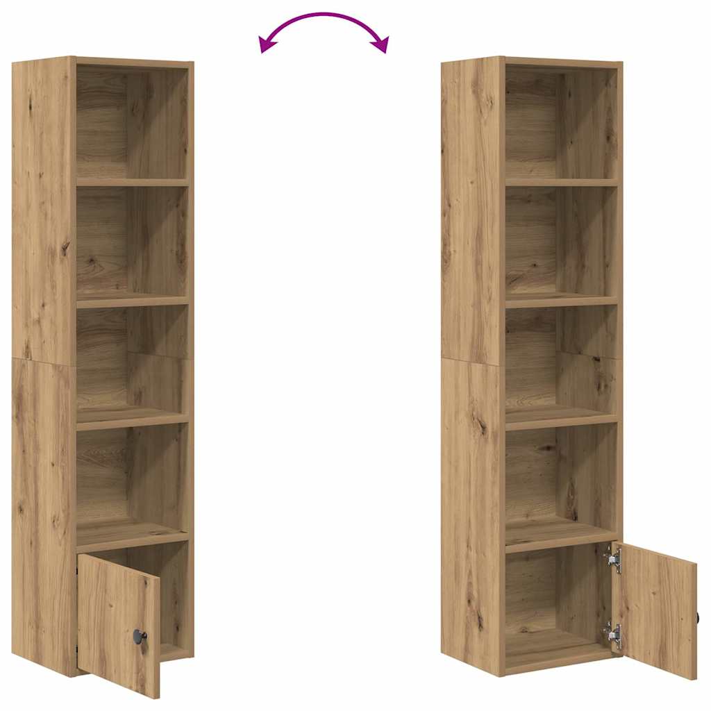 Libreria Rovere Artigianale 31x24x127 cm in Legno Multistrato