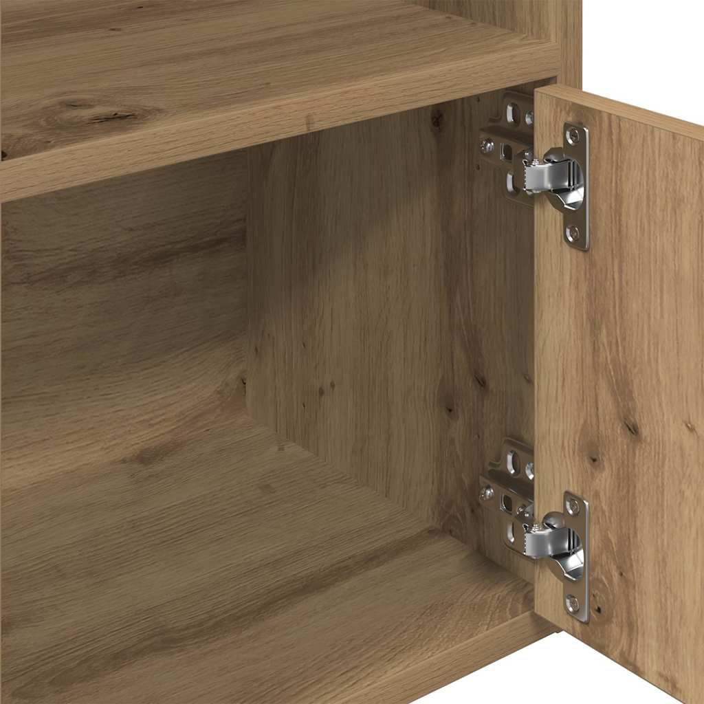 Libreria Rovere Artigianale 31x24x127 cm in Legno Multistrato