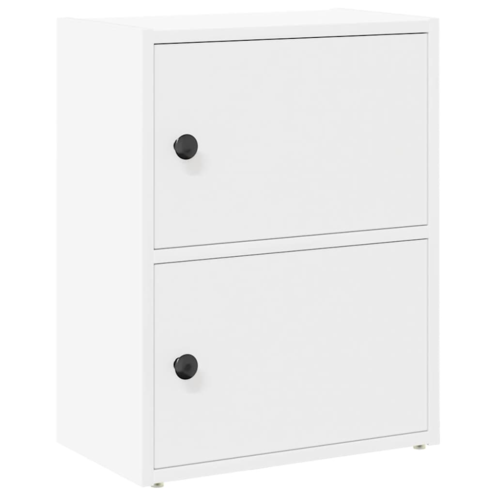 Libreria Bianca 40x24x52 cm in Legno Multistrato