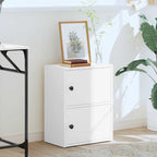Libreria Bianca 40x24x52 cm in Legno Multistrato