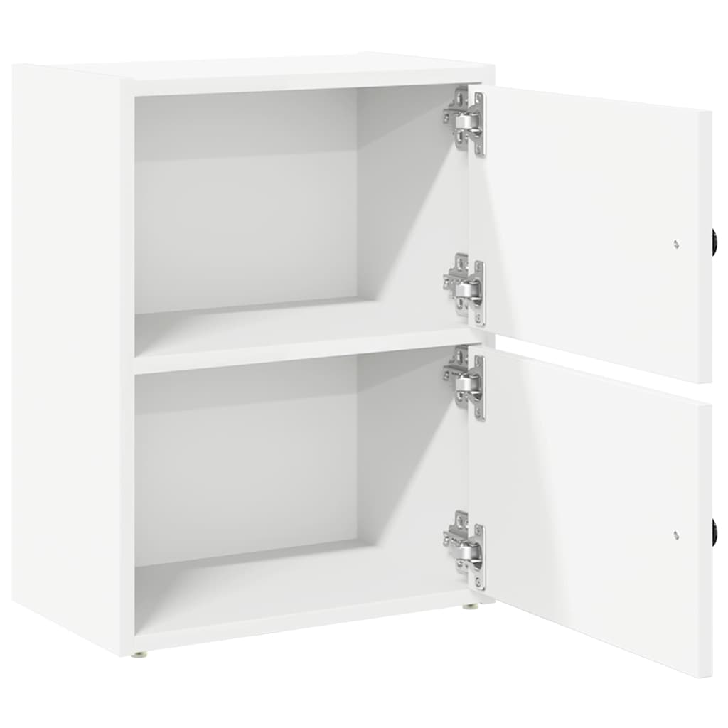 Libreria Bianca 40x24x52 cm in Legno Multistrato