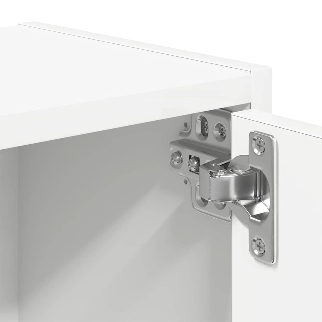 Libreria Bianca 40x24x52 cm in Legno Multistrato