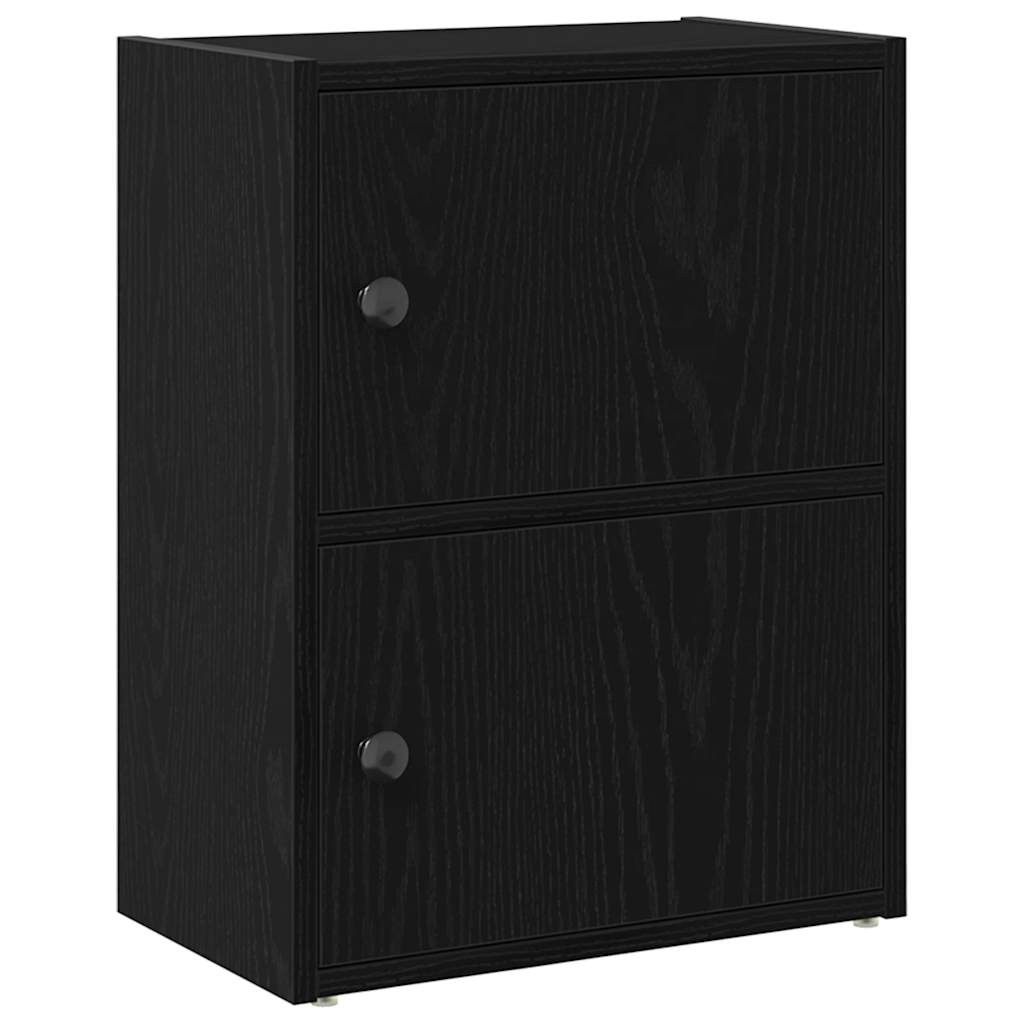 Libreria Rovere Nero 40x24x52 cm in Legno Multistrato