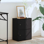 Libreria Rovere Nero 40x24x52 cm in Legno Multistrato