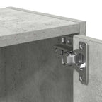 Libreria Grigio Cemento 40x24x52 cm in Legno Multistrato