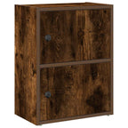 Libreria Rovere Fumo 40x24x52 cm in Legno Multistrato