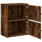 Libreria Rovere Fumo 40x24x52 cm in Legno Multistrato