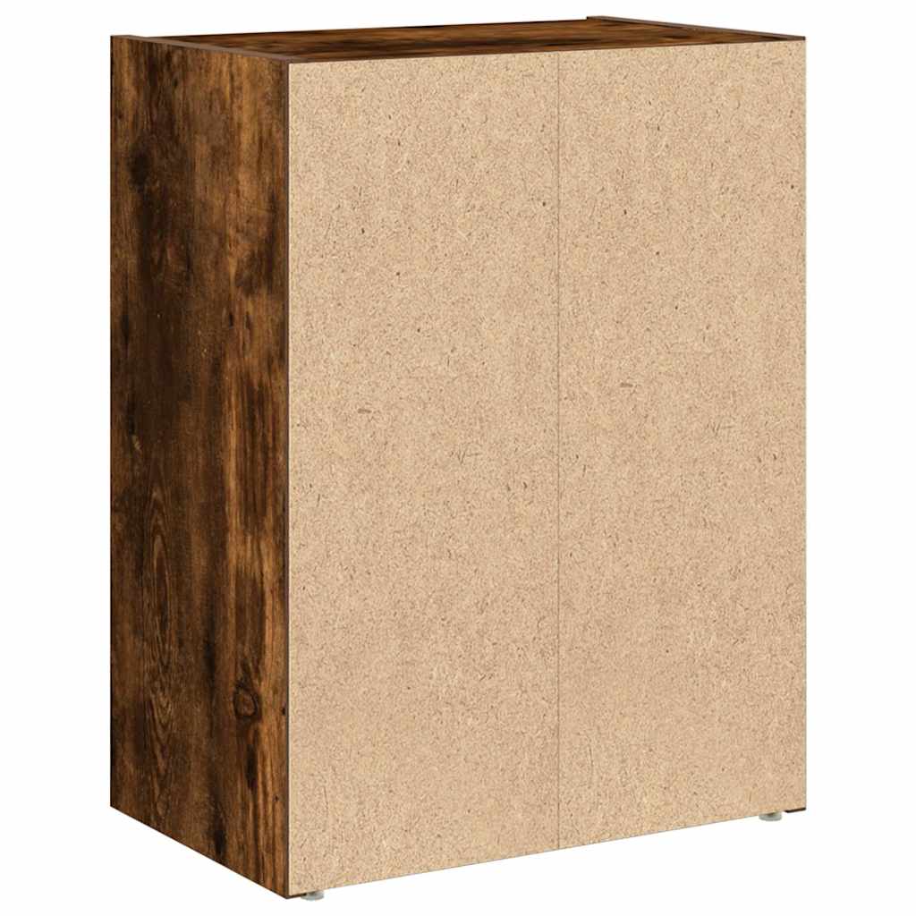 Libreria Rovere Fumo 40x24x52 cm in Legno Multistrato