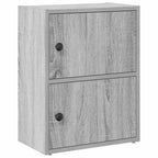 Libreria Grigio Sonoma 40x24x52 cm in Legno Multistrato