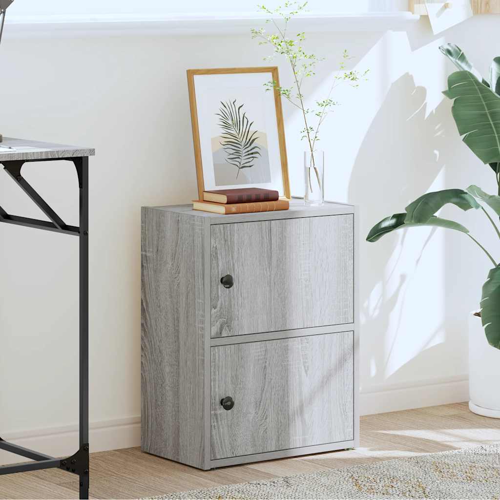 Libreria Grigio Sonoma 40x24x52 cm in Legno Multistrato