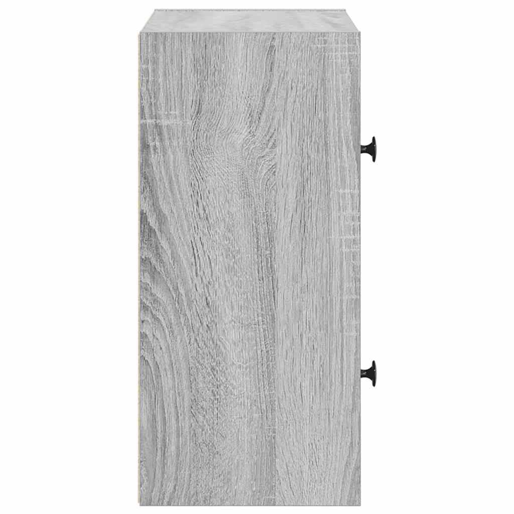 Libreria Grigio Sonoma 40x24x52 cm in Legno Multistrato
