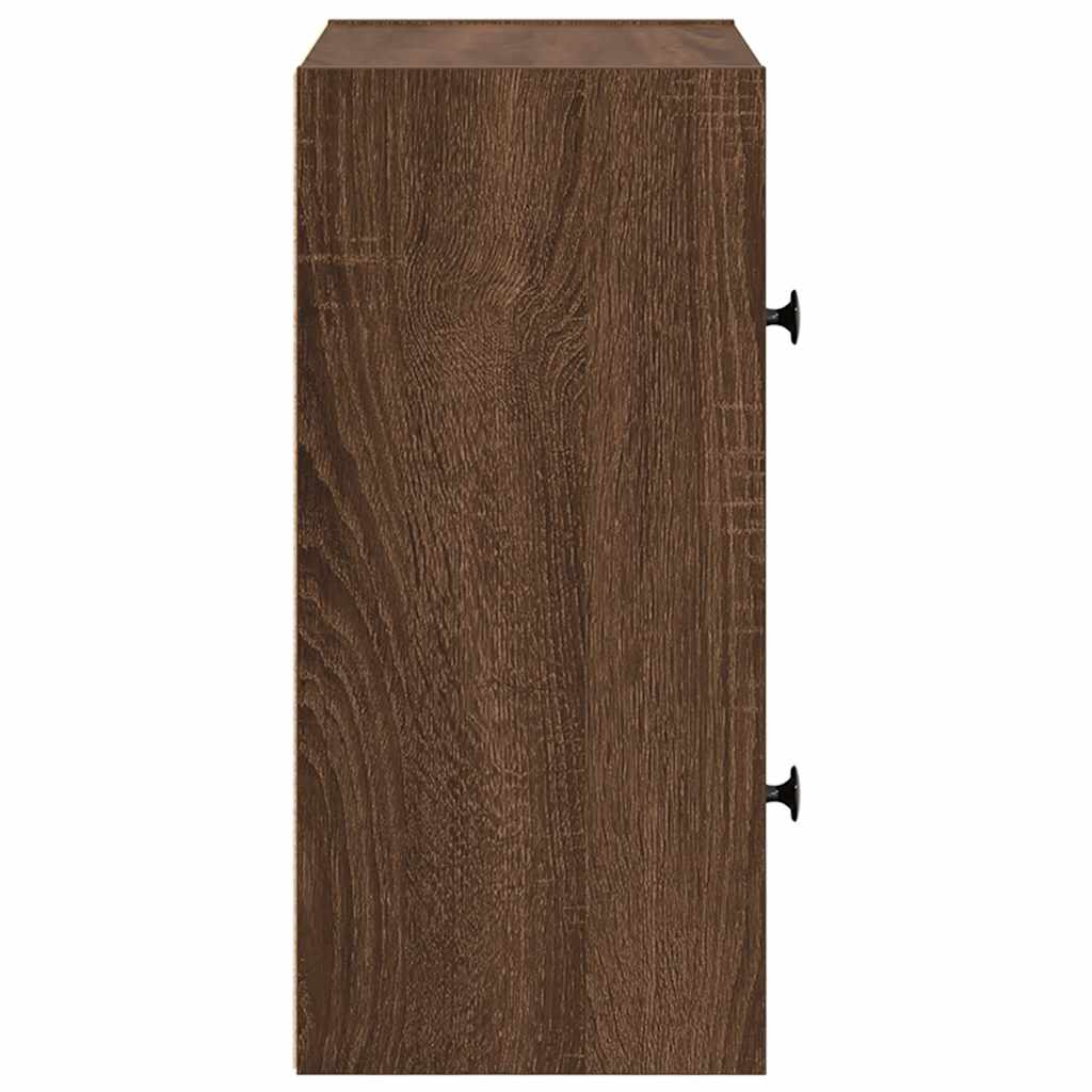 Libreria Rovere Marrone 40x24x52 cm in Legno Multistrato