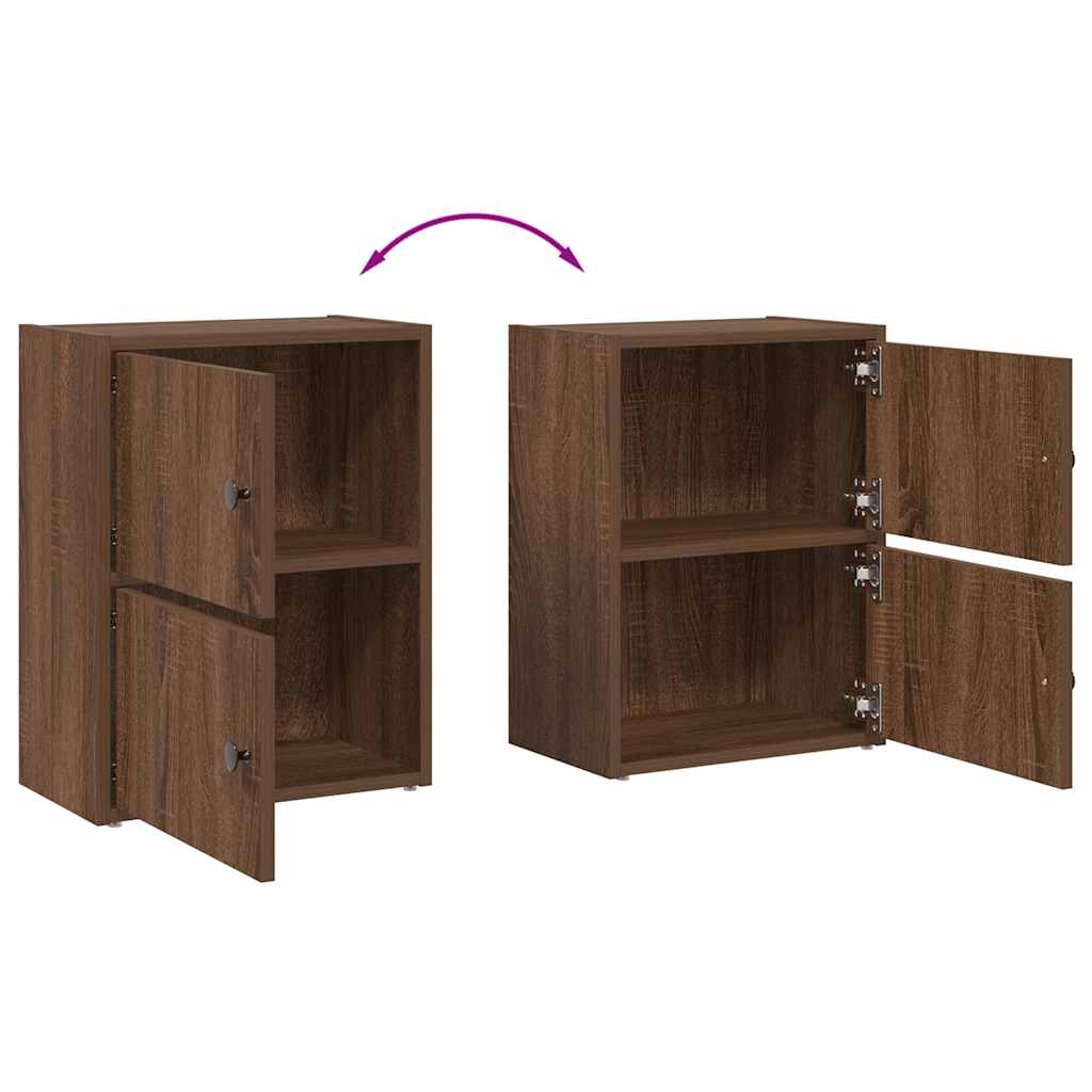 Libreria Rovere Marrone 40x24x52 cm in Legno Multistrato