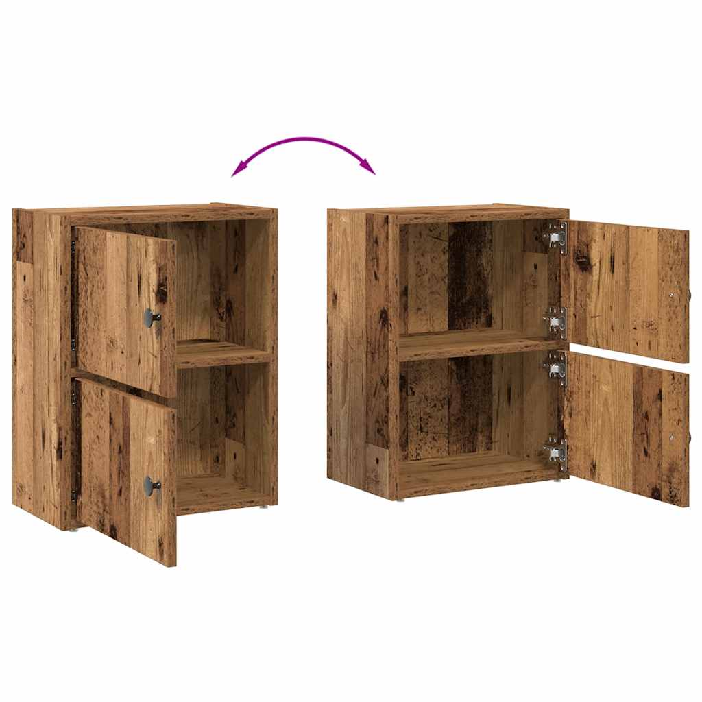 Libreria Legno Vecchio 40x24x52 cm in Legno Multistrato