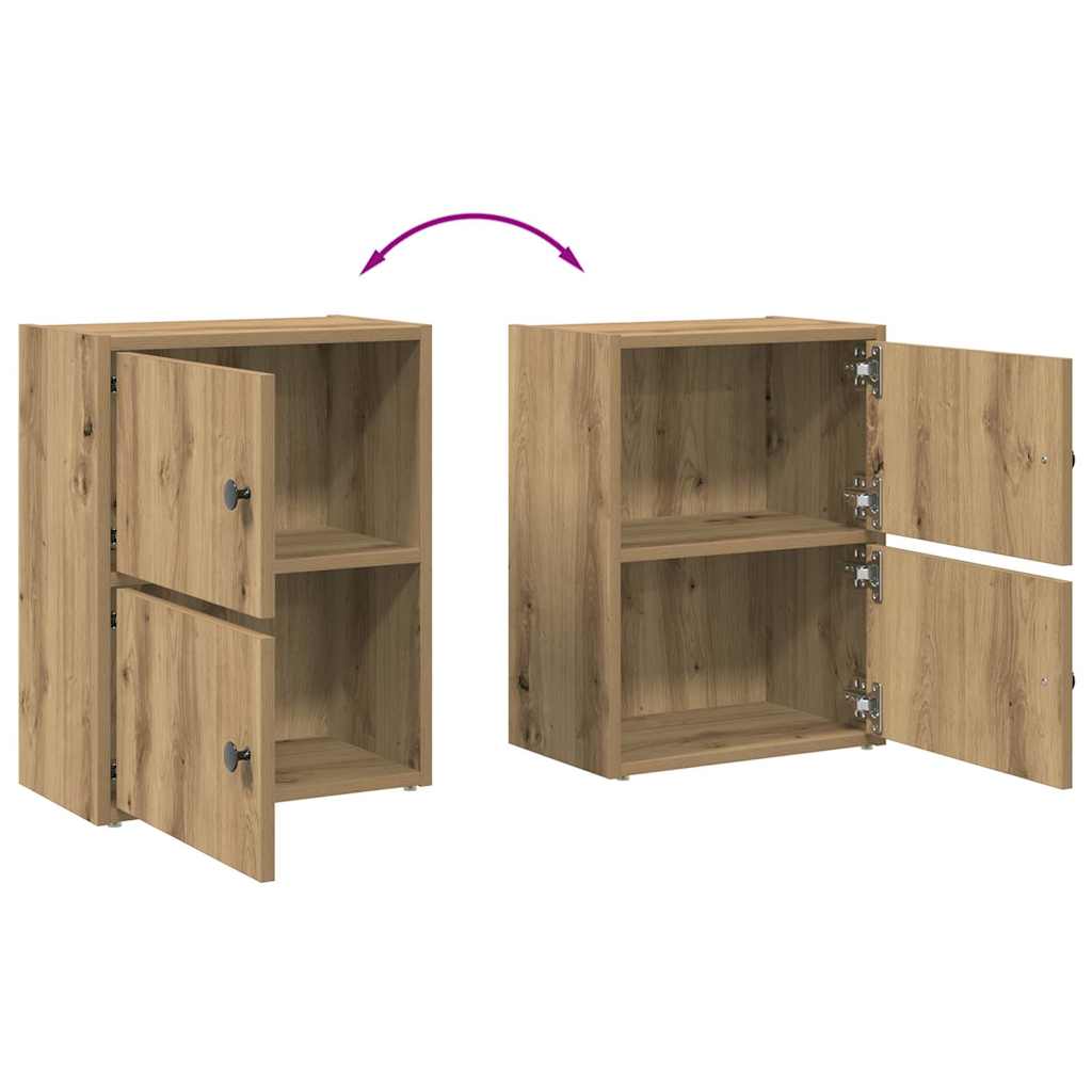 Libreria Rovere Artigianale 40x24x52 cm in Legno Multistrato