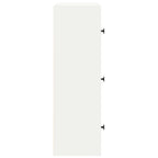Libreria Bianca 40x24x77 cm in Legno Multistrato