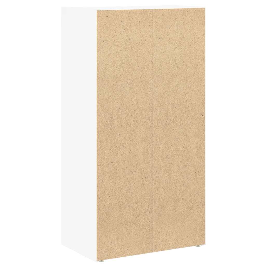 Libreria Bianca 40x24x77 cm in Legno Multistrato