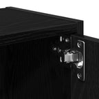 Libreria Rovere Nero 40x24x77 cm in Legno Multistrato