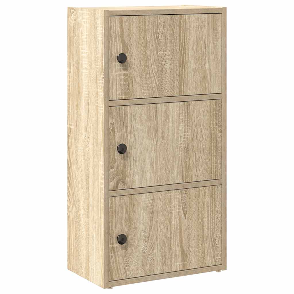 Libreria Rovere Sonoma 40x24x77 cm in Legno Multistrato